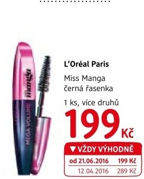 Řasenka Miss Manga L'oréal