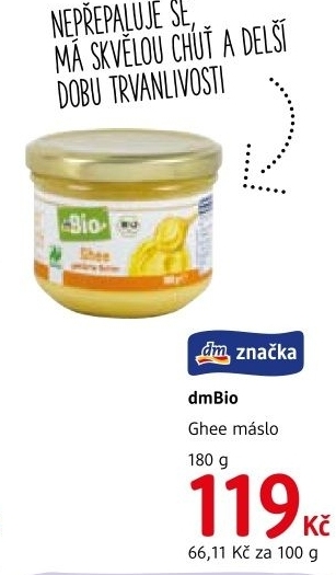 Ghee máslo dm Bio
