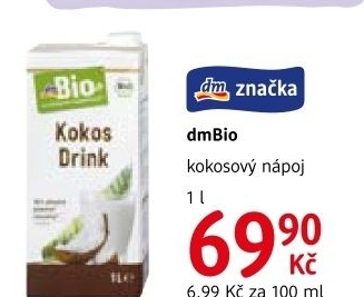 Nápoj kokosový dm Bio