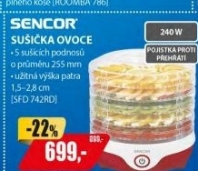 SFD 742RD sušička ovoceSENCOR