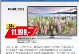 UE48J5572LED FULL HD LCD TVSAMSUNG