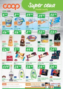 akční leták COOP 24.8.2016-30.8.2016