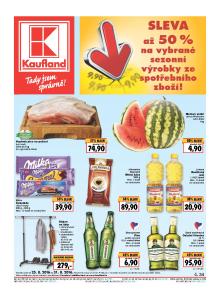 akční leták Kaufland 25.8.2016-31.8.2016