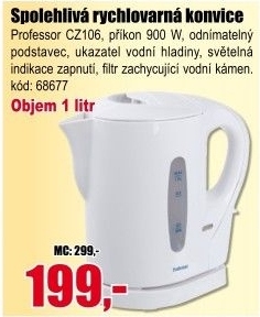 Rychlovarná konvice Professor CZ106