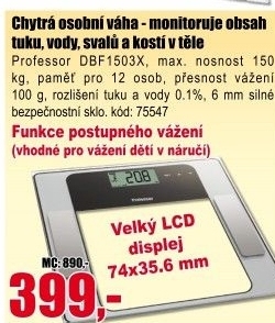 Osobní váha Professor DBF1503X
