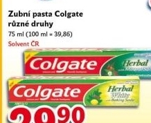 Pasty na zuby Colgate