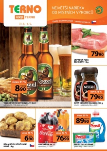 akční leták COOP 31.8.2016-6.9.2016