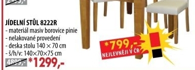 Jídelní stůl 8222R