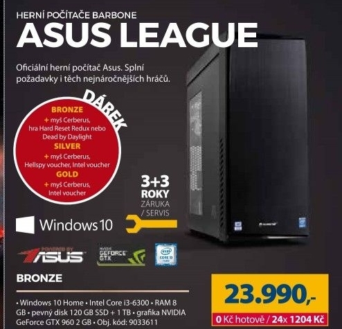 Stolní počítač Asus League Bronze