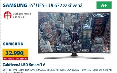 LED Smart televize Samsung UE55JU6672