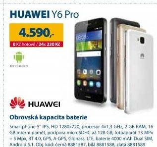 Mobilní telefon Huawei Y6 Pro Dual Sim