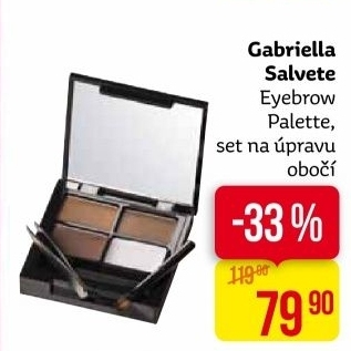 Set na úpravu obočí Eyebrow Palette Gabriella Salvete