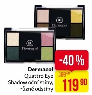 Oční stíny Quattro Dermacol