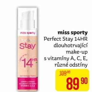 Make up Perfect Stay 14H Miss Sporty