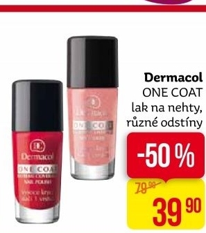 Lak na nehty One Coat Dermacol