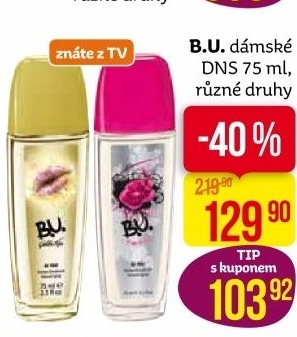 Deodorant parfémovaný dámskýB.U.