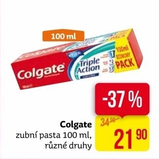 Pasty na zuby Colgate