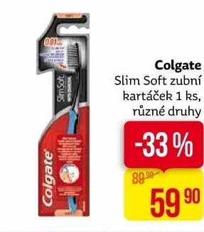 Kartáček na zuby Slim Soft Colgate