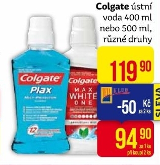 Ústní voda Colgate