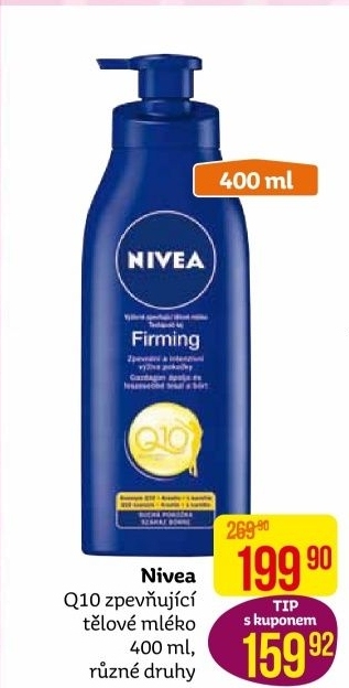 Tělové mléko zpevňující Firming Q10 Plus Nivea