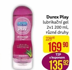 Gel lubrikační 2v1 Play Durex