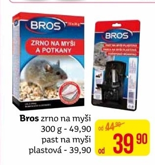 Granule na myši, krysy a potkany Bros