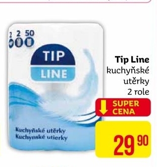 Utěrky kuchyňské Tip Line