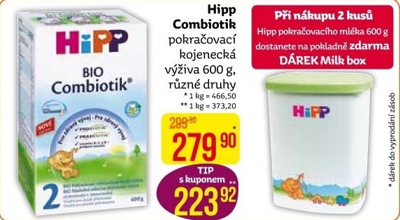 Kojenecké mléko Combiotik Hipp