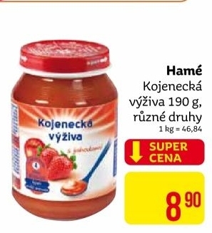 Výživa kojenecká Hamé