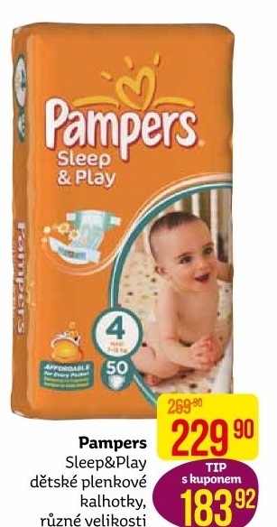 Pleny dětské Pampers Sleep &amp