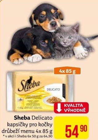 Kapsičky pro kočky Delicato Sheba