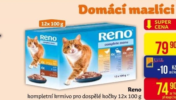 Kapsičky pro kočky Reno