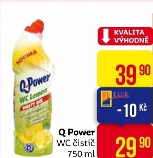 Čistič WC gelový Q Power