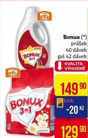 Prací prášek Bonux