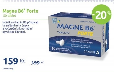 Doplněk stravy Forte Magne B6