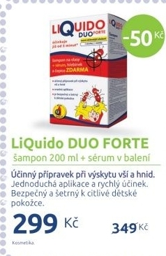 Šampon + sérum proti vším Forte Duo Liquido