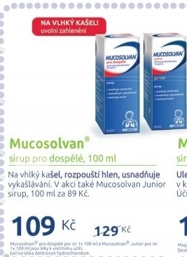 Sirup proti kašli Mucosolvan