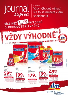 akční leták dm drogerie 7.9.2016-5.10.2016