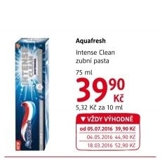 Pasta na zuby Intense Clean Aquafresh