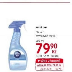 Osvěžovač textilu Ambi pur
