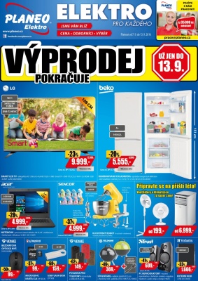 akční leták Planeo Elektro 7.9.2016-13.9.2016