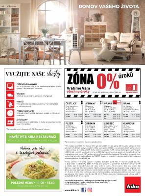 akční leták Kika nábytek 5.9.2016-24.12.2016