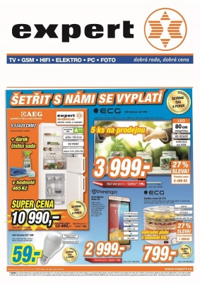 akční leták Expert elektro 8.9.2016-14.9.2016