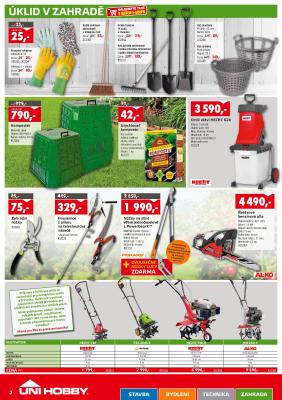 akční leták UNI HOBBY 8.9.2016-21.9.2016