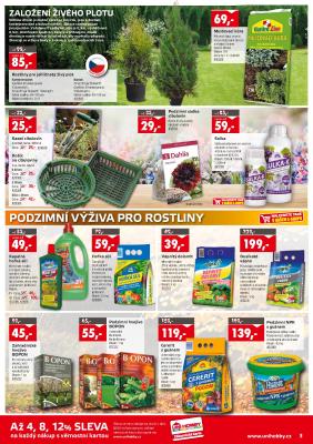 akční leták UNI HOBBY 8.9.2016-21.9.2016