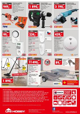 akční leták UNI HOBBY 8.9.2016-21.9.2016