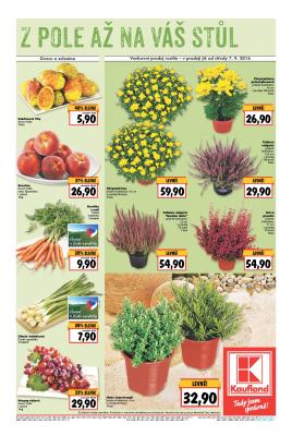 akční leták Kaufland 8.9.2016-14.9.2016