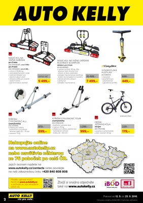akční leták Auto Kelly 12.9.2016-25.9.2016