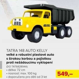 Tatra 148, nosnost max. 100 kg