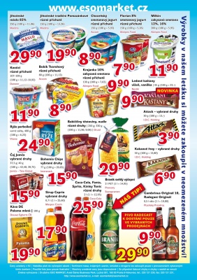 akční leták ESO MARKET 14.9.2016-25.9.2016